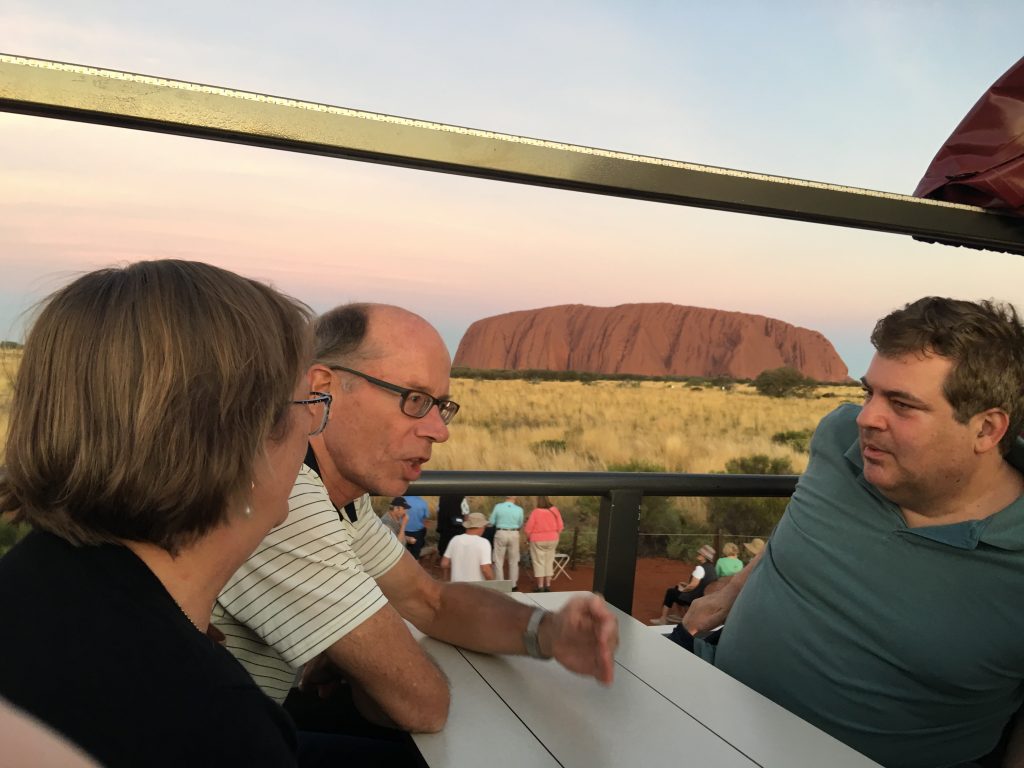 Uluru Sunset with a difference 